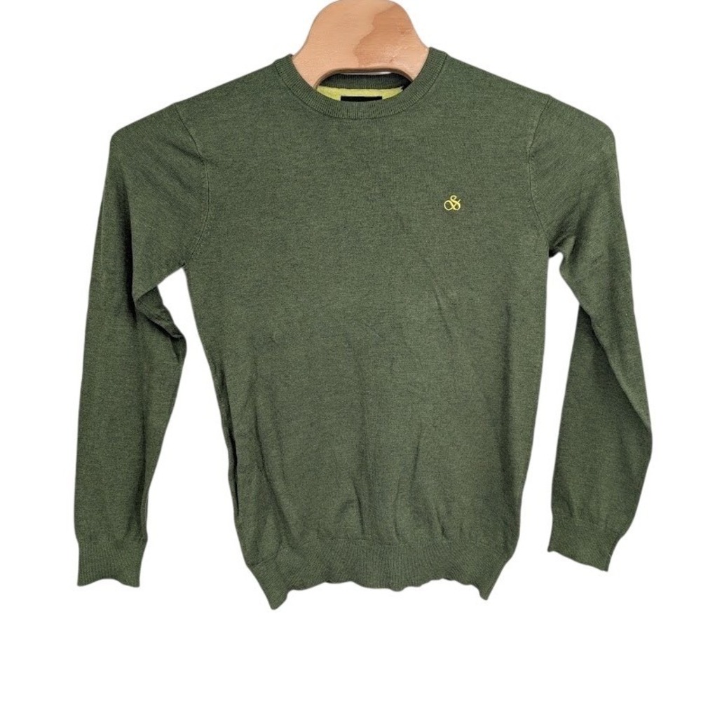 Scotch & Soda NWT Essentials Crew neck‎ pullover sweater Green sz S